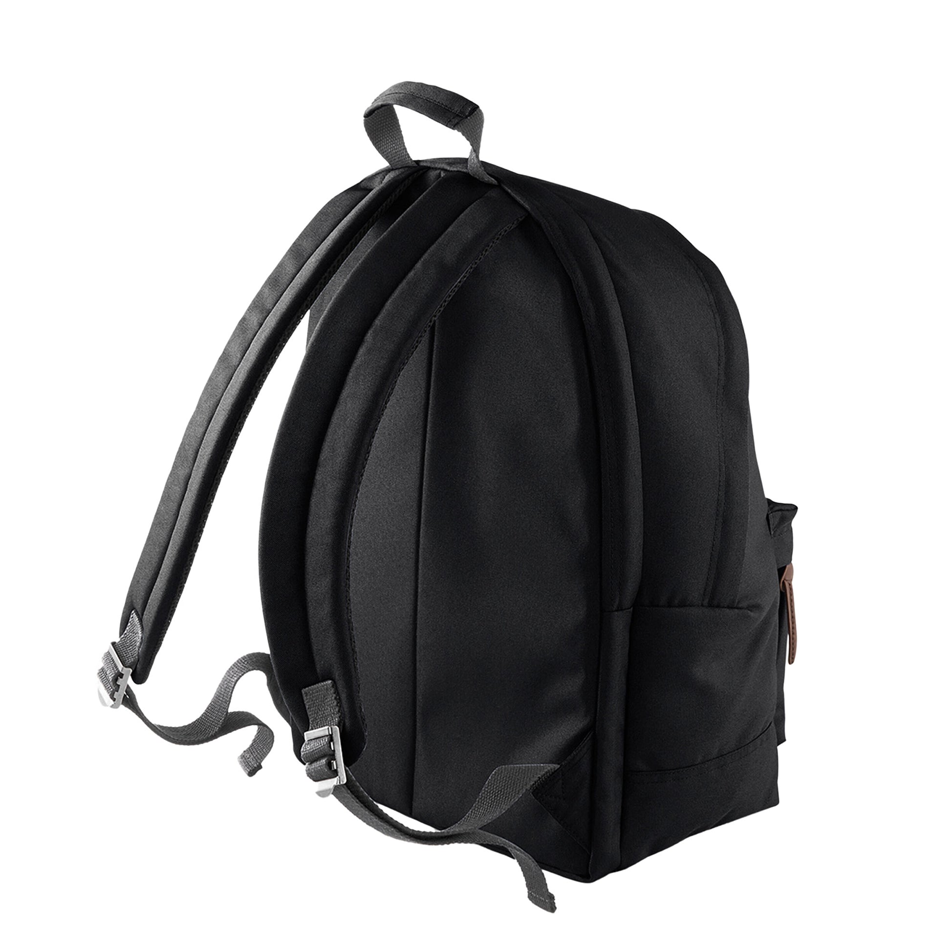 Black - Back - Bagbase Campus Laptop Backpack