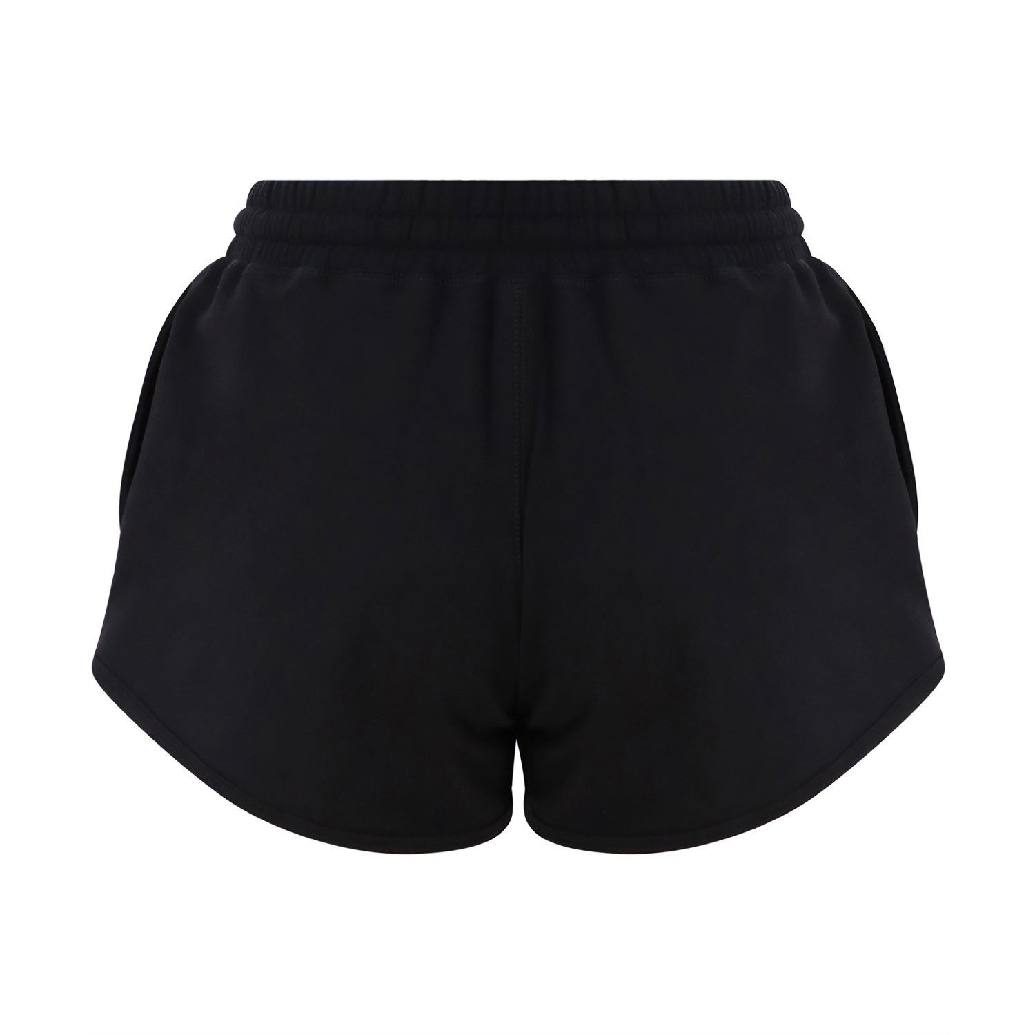 Jet Black - Back - AWDis Cool Womens-Ladies Girlie Sweat Shorts