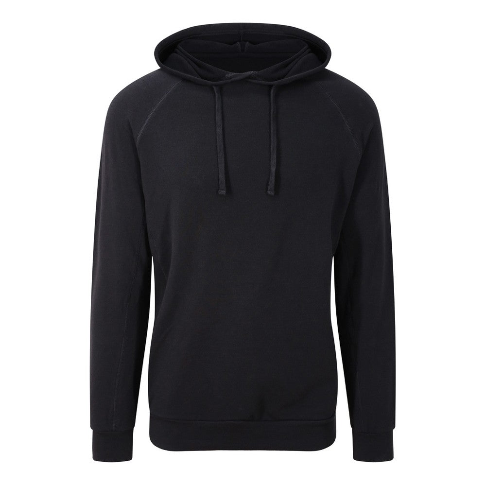 Jet Black - Front - AWDis Cool Unisex Adult Fitness Hoodie