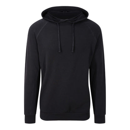 Jet Black - Front - AWDis Cool Unisex Adult Fitness Hoodie