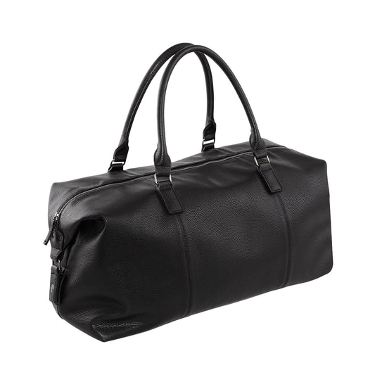 Black - Front - Quadra Nuhide Weekender Holdall