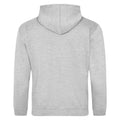 Heather Grey-French Navy - Back - Awdis Childrens-Kids Varsity Hoodie