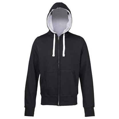 Jet Black - Front - Awdis Womens-Ladies Chunky Hoodie