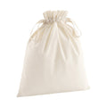 Natural - Front - Westford Mill Organic Cotton Drawstring Bag