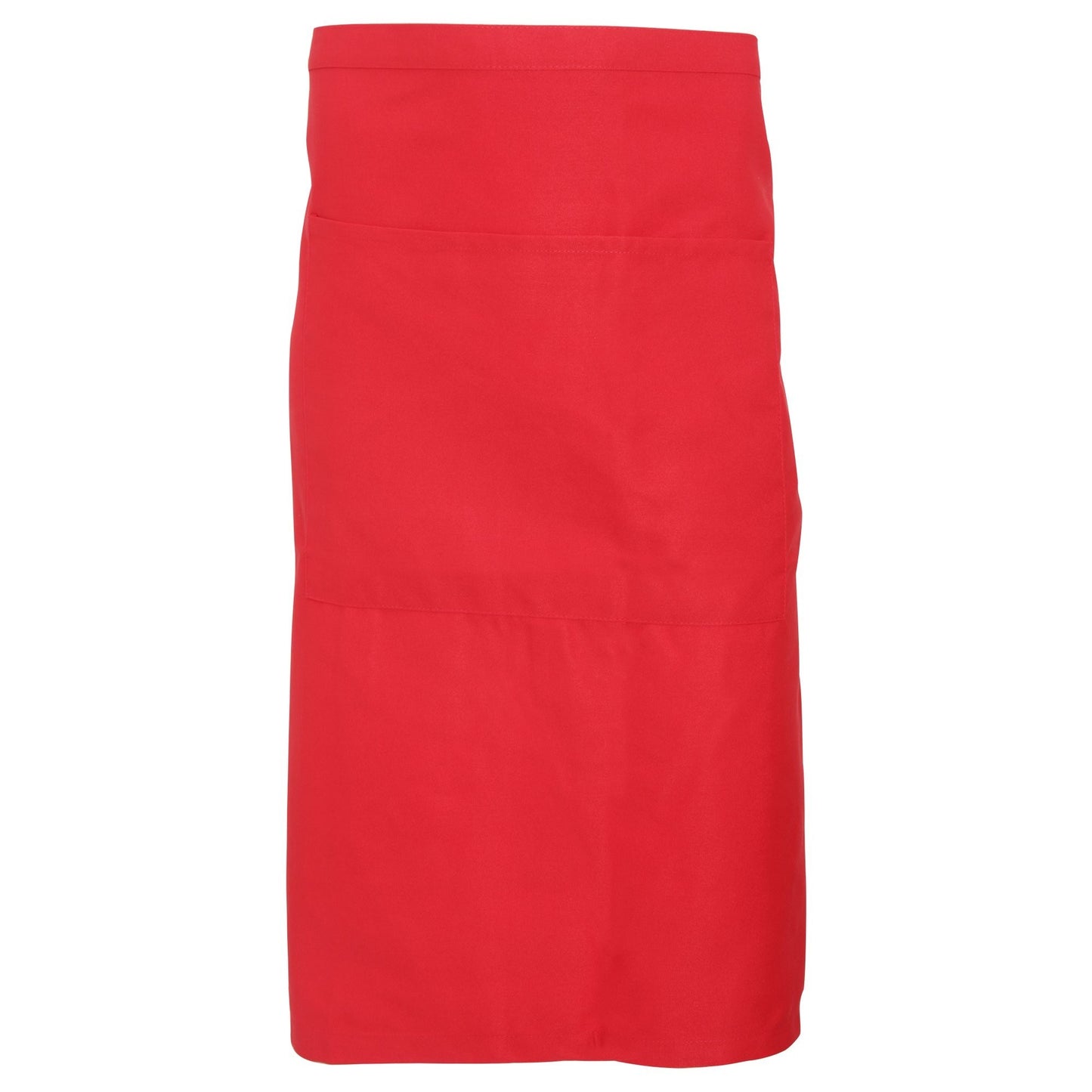 Red - Front - Dennys Unisex Adult Polyester Pocket Waist Apron