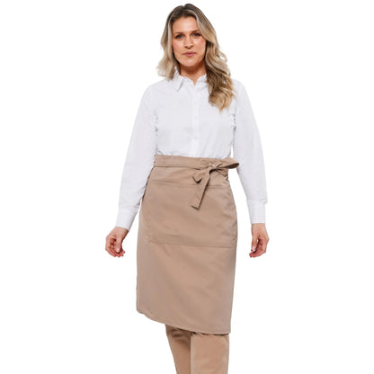 Biscuit - Front - Dennys Unisex Adult Polyester Pocket Waist Apron