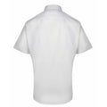 White - Back - Premier Mens Supreme Poplin Short-Sleeved Shirt