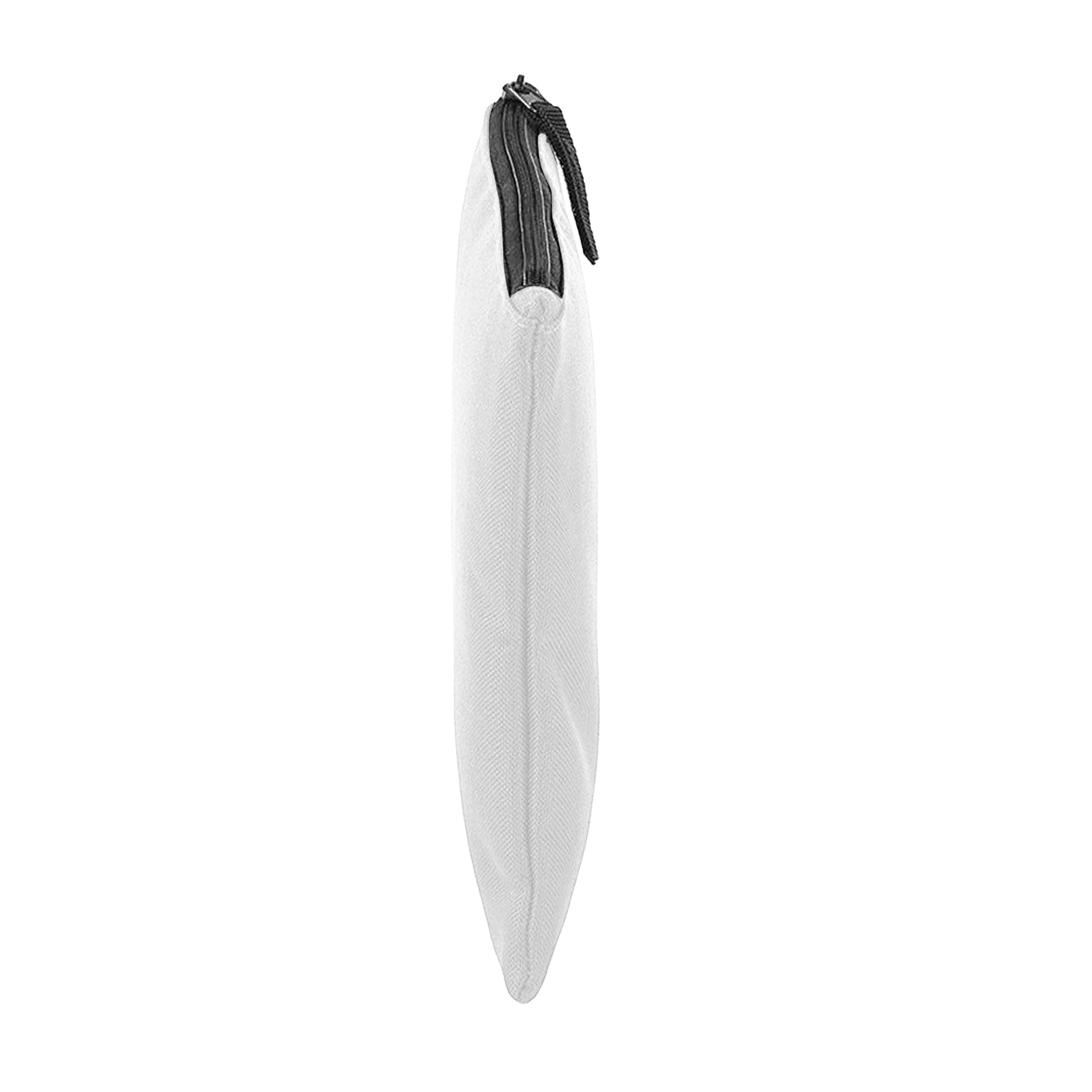 White-Black - Back - Bagbase Plain Pouch