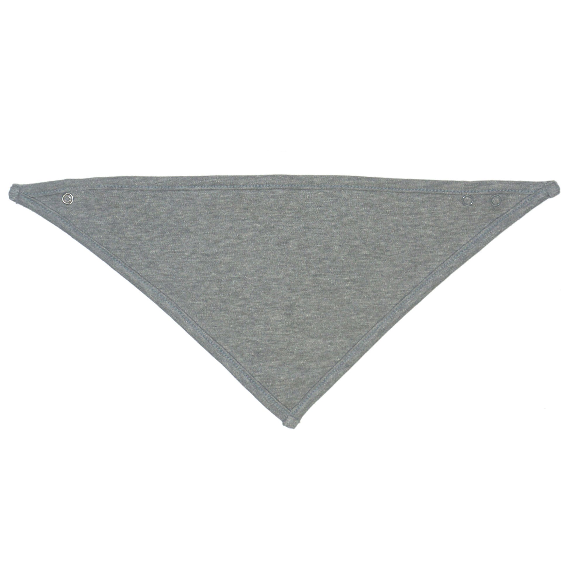 White-Heather Marl - Back - Babybugz Baby Heather Bandana Bib