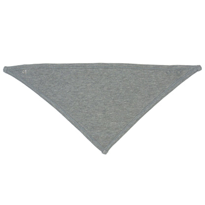 White-Heather Marl - Back - Babybugz Baby Heather Bandana Bib