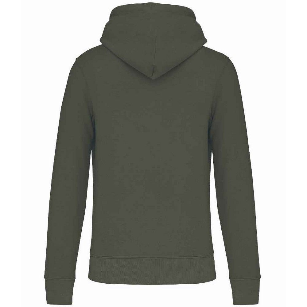 Dark Khaki - Back - Kariban Mens Eco Friendly Hoodie