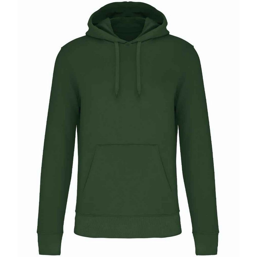 Forest Green - Front - Kariban Mens Eco Friendly Hoodie