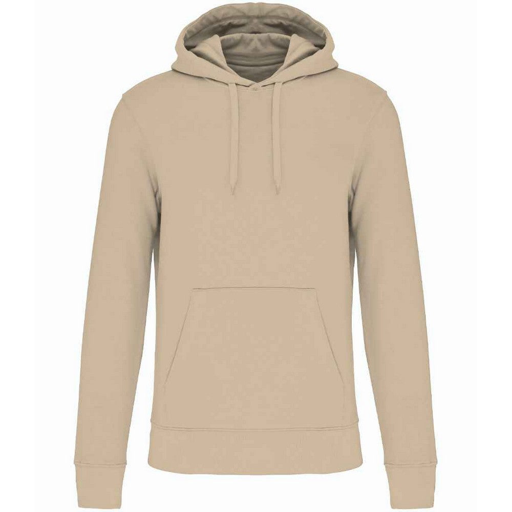 Light Sand - Front - Kariban Mens Eco Friendly Hoodie