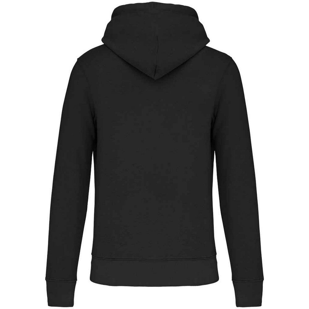 Black - Back - Kariban Mens Eco Friendly Hoodie