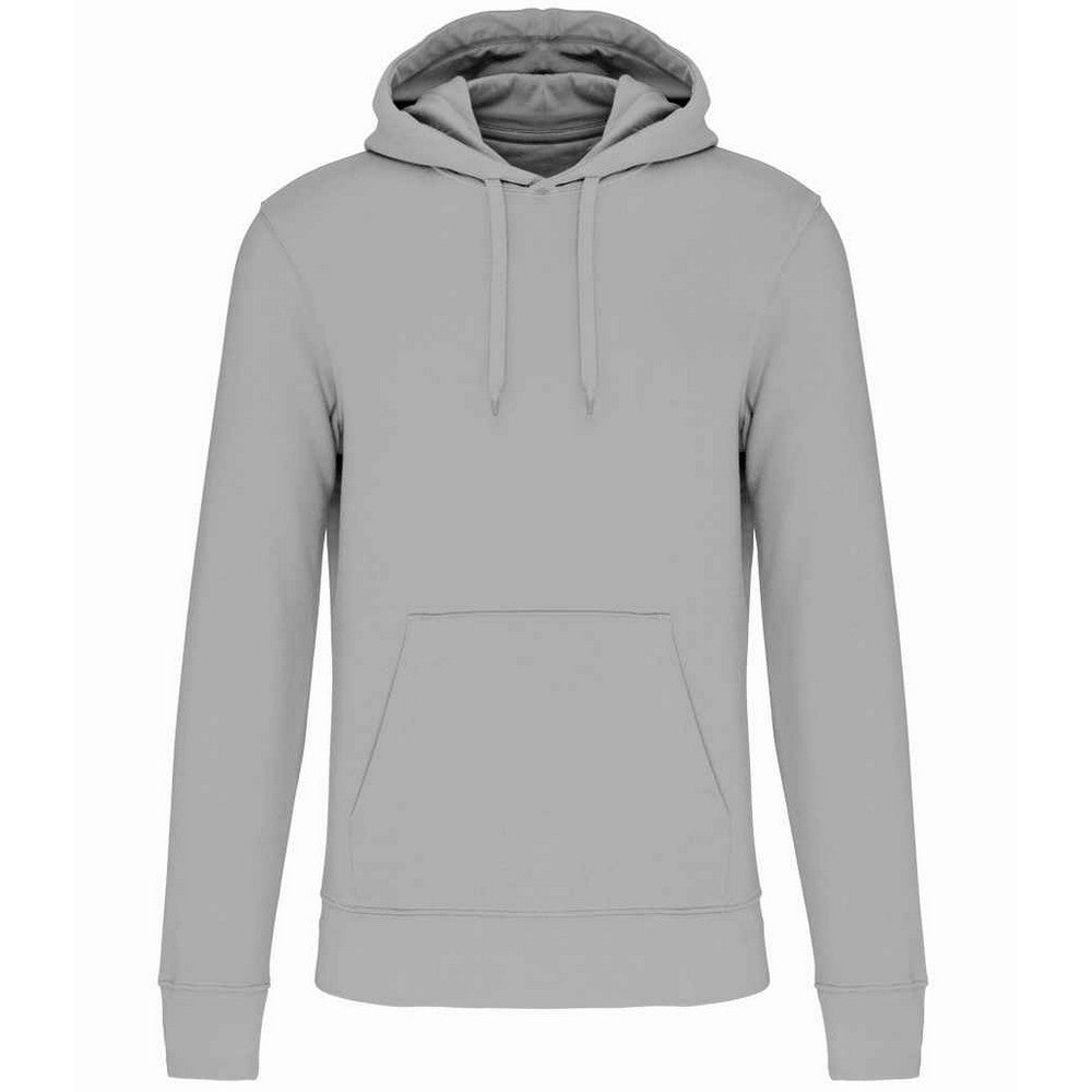 Snow Grey - Front - Kariban Mens Eco Friendly Hoodie