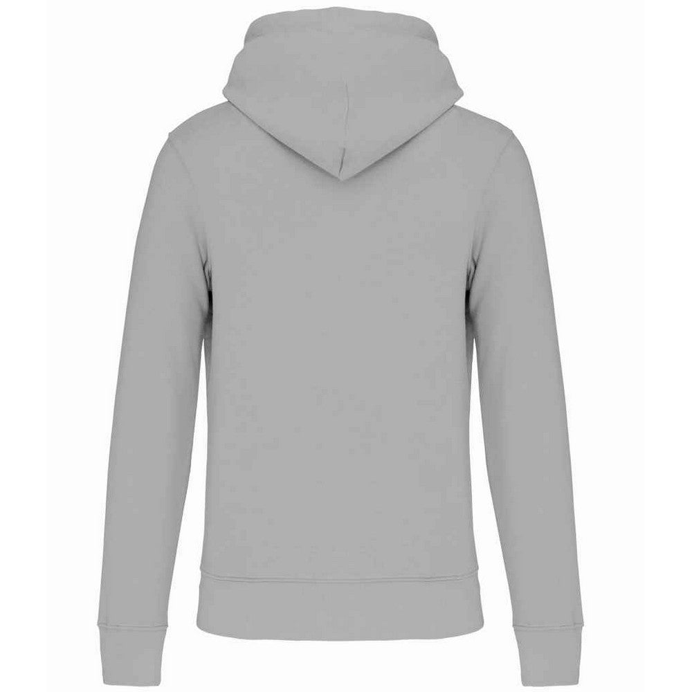 Snow Grey - Back - Kariban Mens Eco Friendly Hoodie