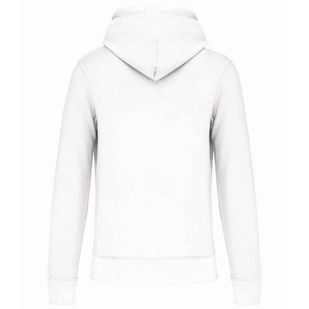 White - Back - Kariban Mens Eco Friendly Hoodie