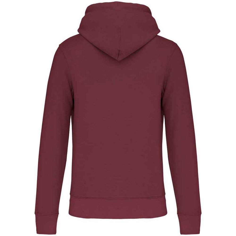 Wine - Back - Kariban Mens Eco Friendly Hoodie