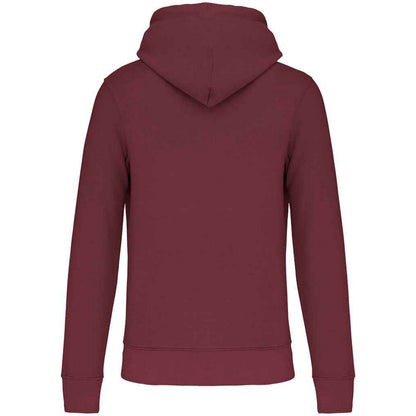 Wine - Back - Kariban Mens Eco Friendly Hoodie