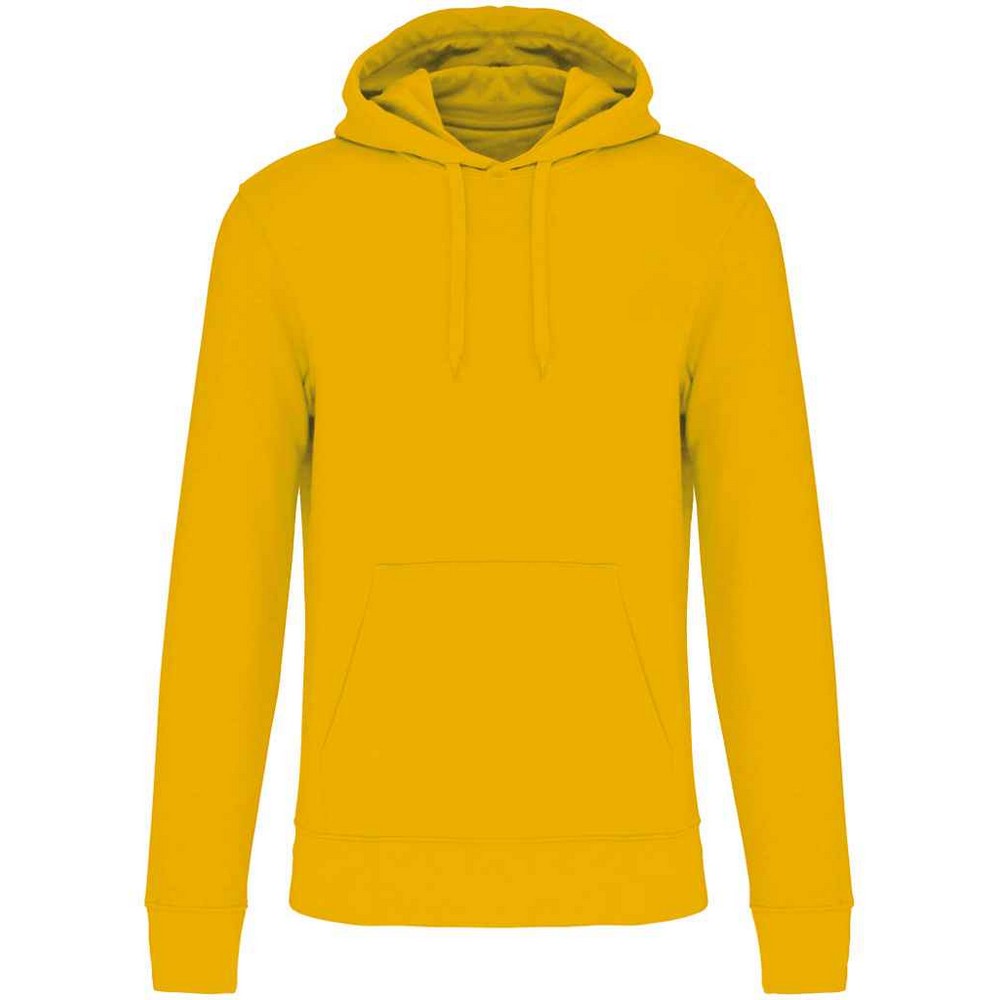 Yellow - Front - Kariban Mens Eco Friendly Hoodie