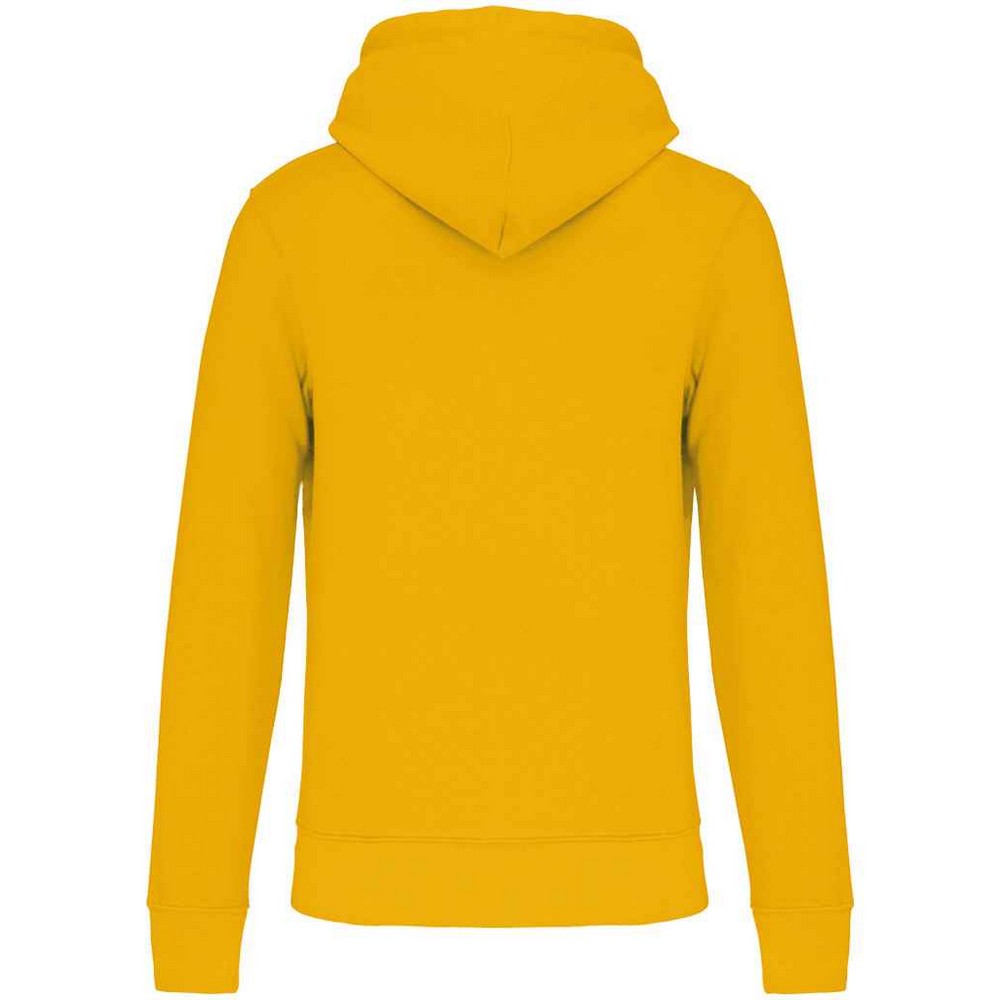 Yellow - Back - Kariban Mens Eco Friendly Hoodie