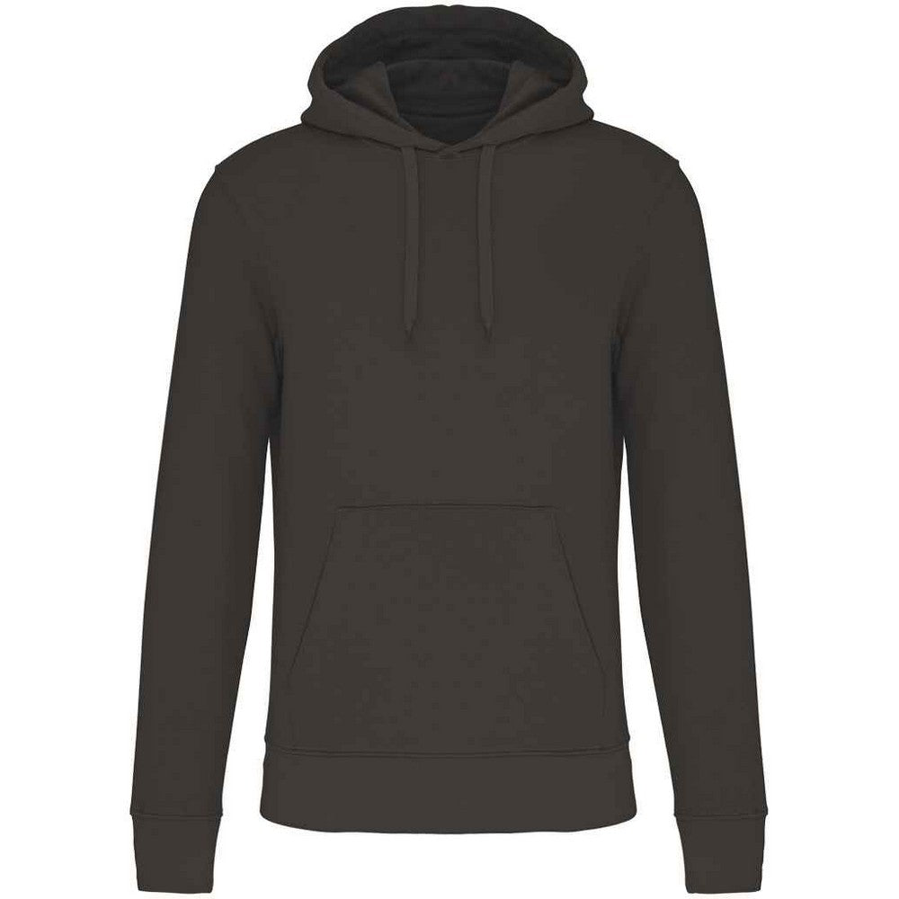 Dark Grey - Front - Kariban Mens Eco Friendly Hoodie
