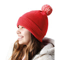 French Navy - Side - Beechfield Childrens-Kids Snowstar Beanie
