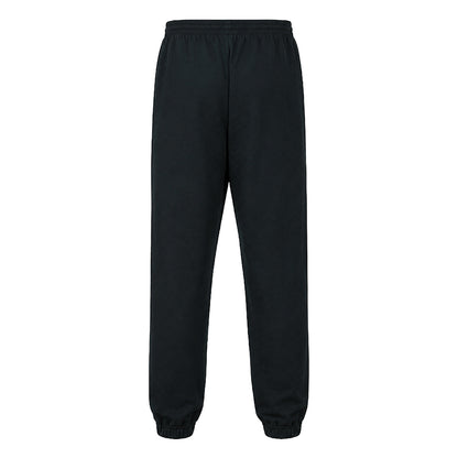 Black - Back - Tombo Unisex Adult Cuffed Tracksuit Bottoms