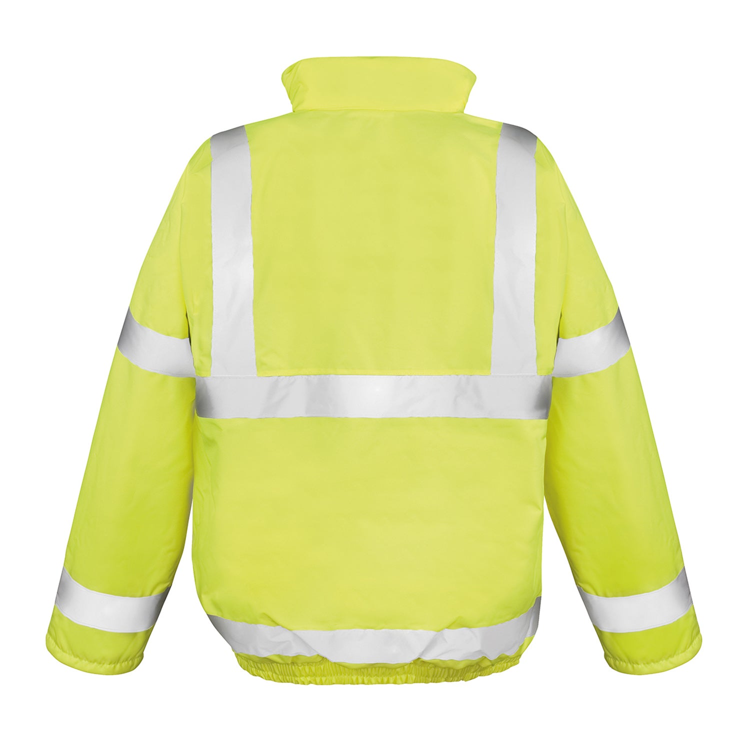 Fluorescent Yellow - Back - Result Core Unisex Adult High-Vis Winter Blouson Jacket