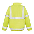 Fluorescent Yellow - Back - Result Core Unisex Adult High-Vis Winter Blouson Jacket