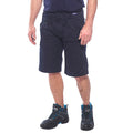 Dark Navy - Back - Portwest Mens Action Shorts