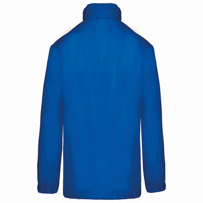 Royal Blue - Back - Kariban Unisex Adult Plain Windbreaker