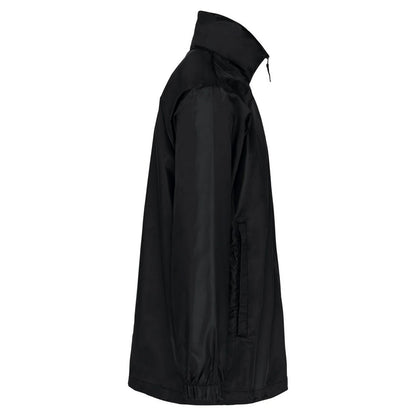 Black - Side - Kariban Unisex Adult Plain Windbreaker