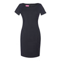 Charcoal - Front - Brook Taverner Womens-Ladies Sophisticated Teramo Dress