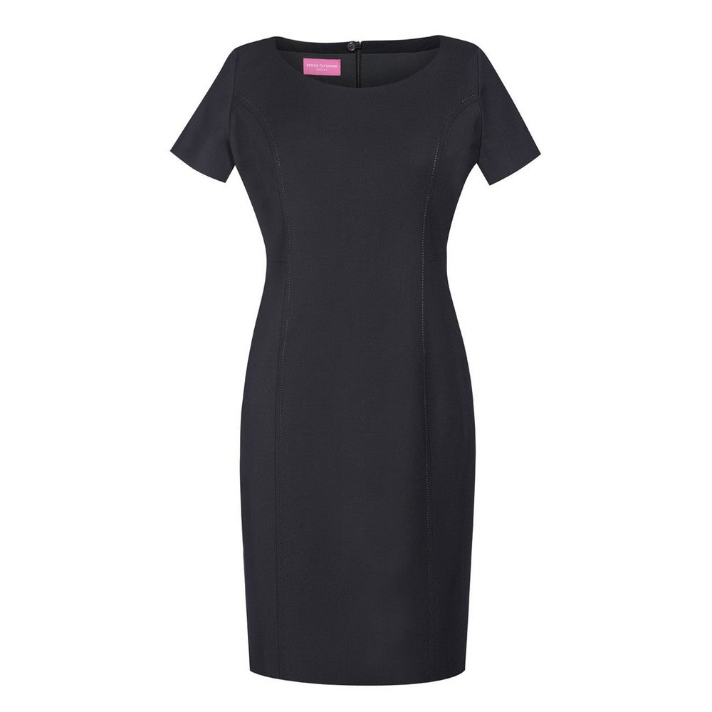 Black - Front - Brook Taverner Womens-Ladies Sophisticated Teramo Dress