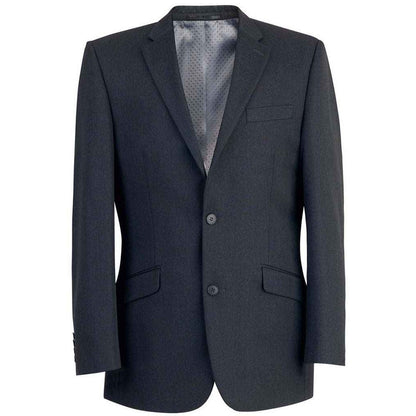 Charcoal - Front - Brook Taverner Mens Concept Zeus Suit Jacket