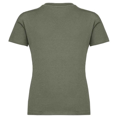 Khaki Green - Back - Native Spirit Childrens-Kids Oversized T-Shirt