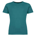 Peacock Green - Front - Native Spirit Childrens-Kids Oversized T-Shirt