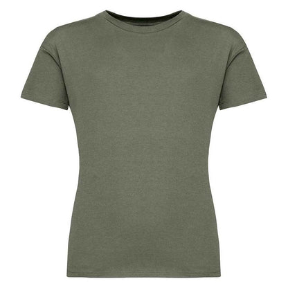 Khaki Green - Front - Native Spirit Childrens-Kids Oversized T-Shirt