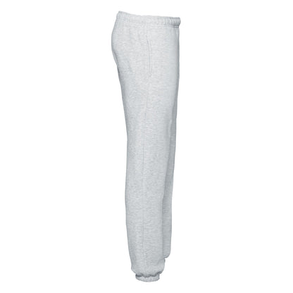 Heather Grey - Side - Fruit of the Loom Mens Premium Heather Jogging Bottoms