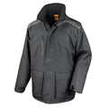Black - Lifestyle - WORK-GUARD by Result Mens Vostex Long Length Coat