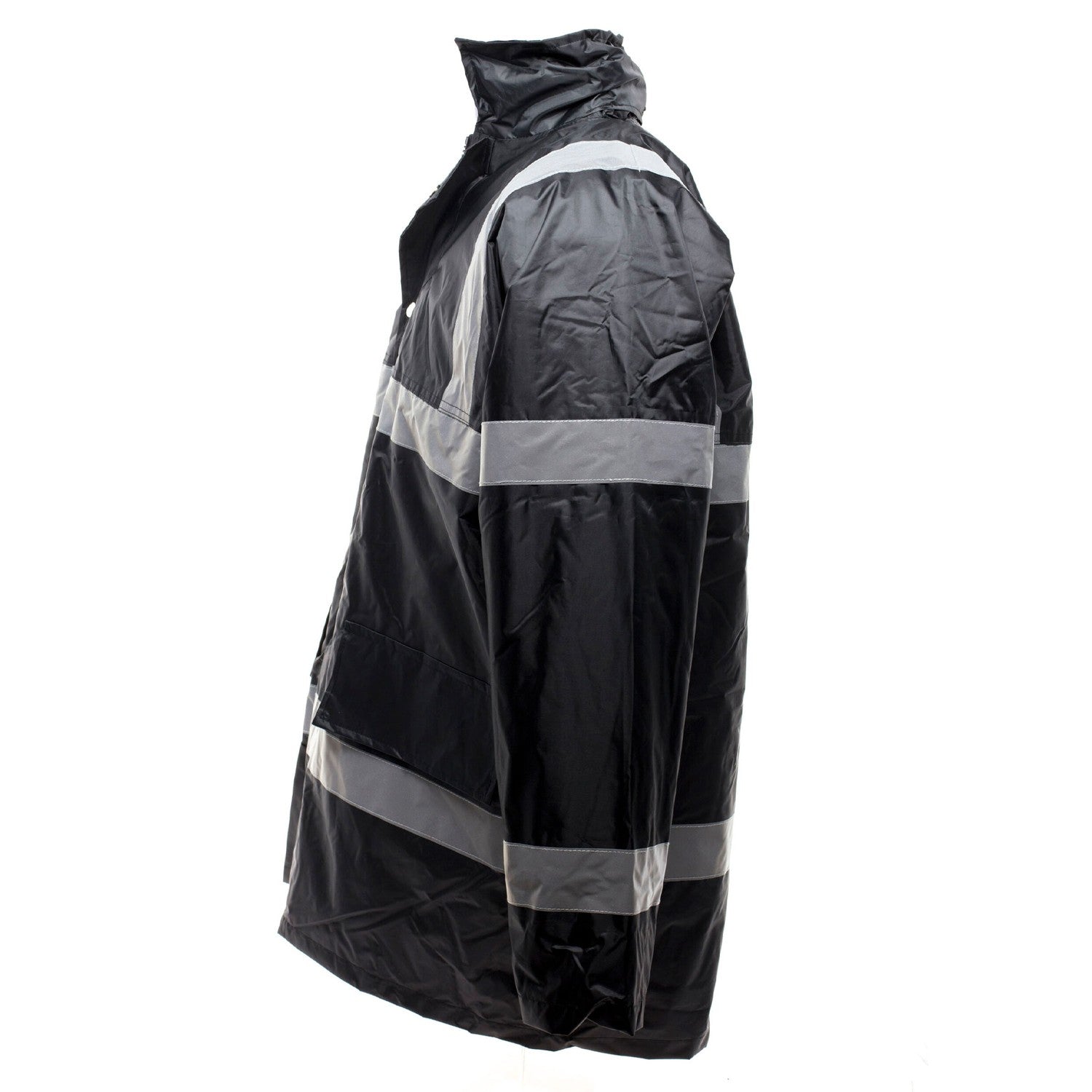 Black - Side - Yoko Unisex Adult Security Jacket