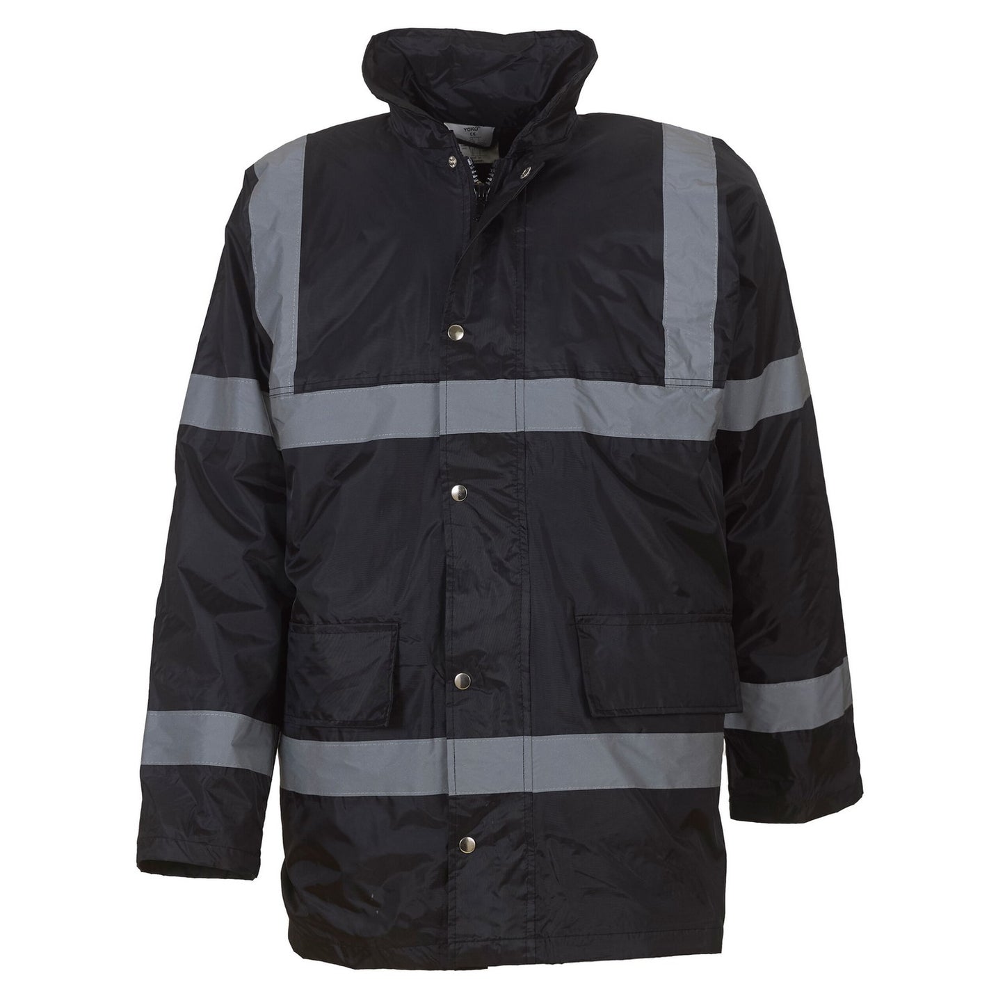 Black - Front - Yoko Unisex Adult Security Jacket
