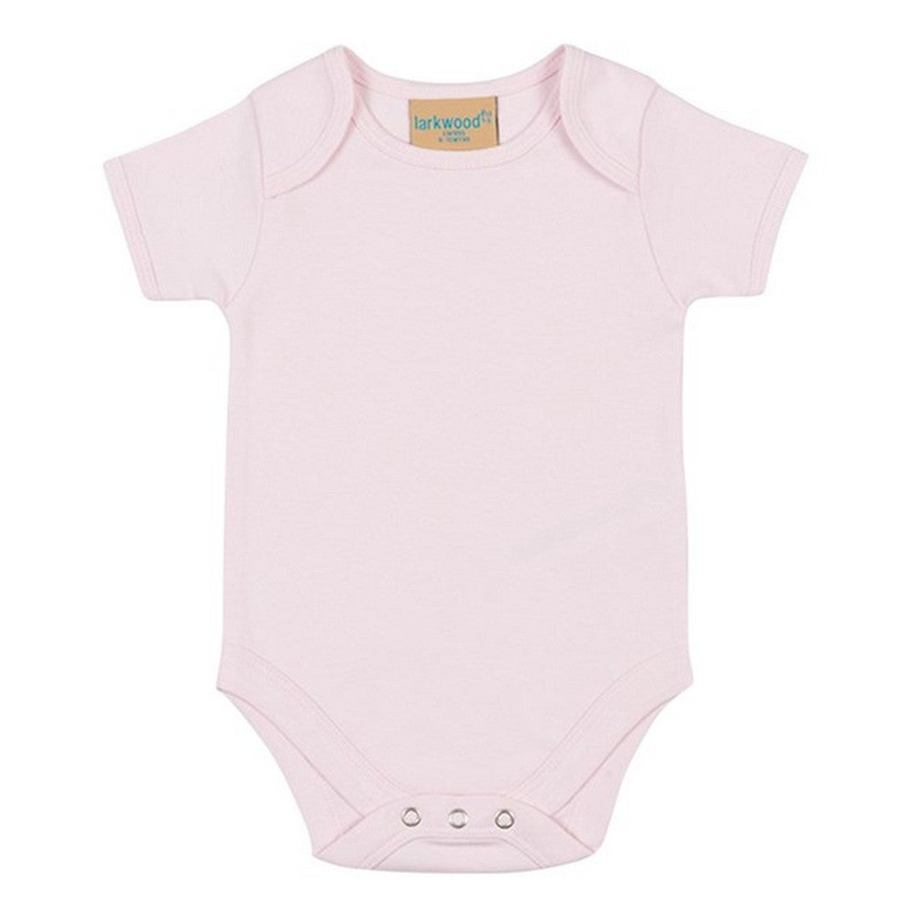 Pale Pink - Front - Larkwood Toddler Short-Sleeved Bodysuit