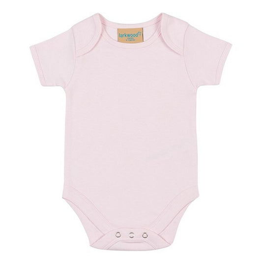 Pale Pink - Front - Larkwood Toddler Short-Sleeved Bodysuit