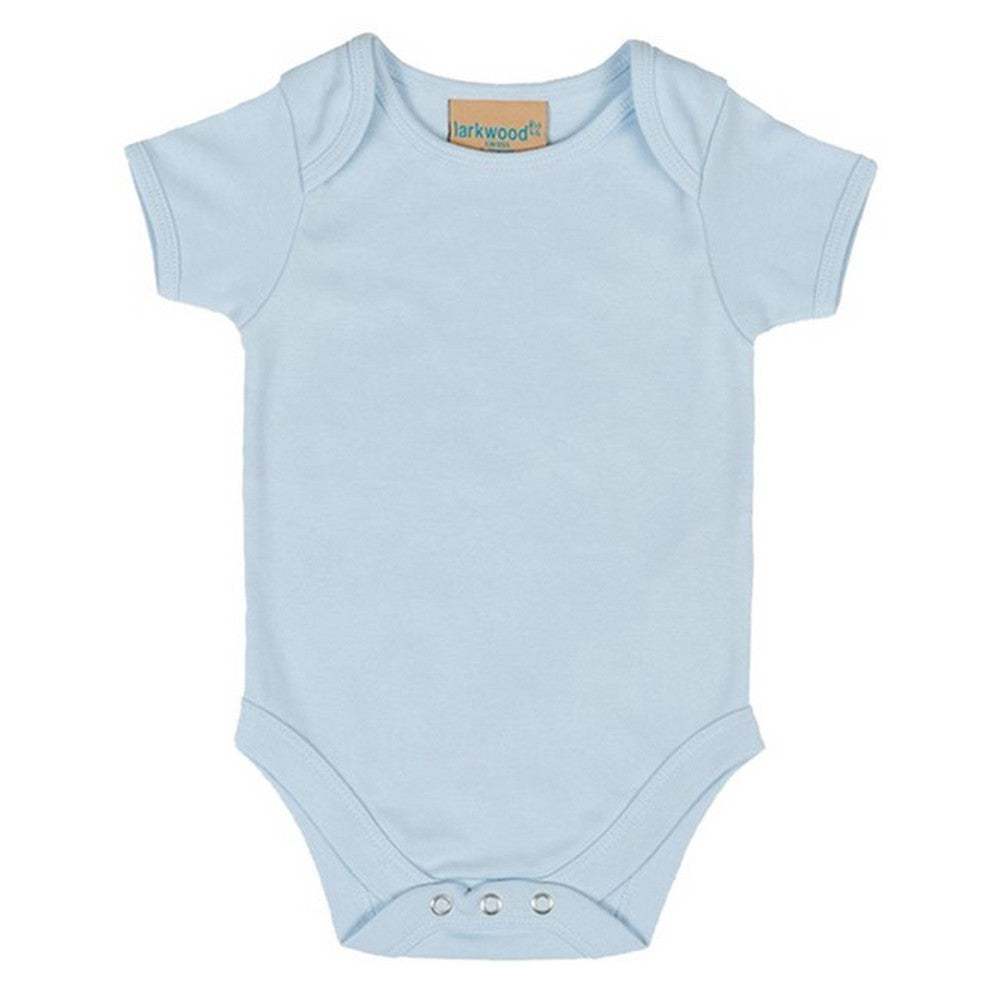 Pale Blue - Front - Larkwood Toddler Short-Sleeved Bodysuit