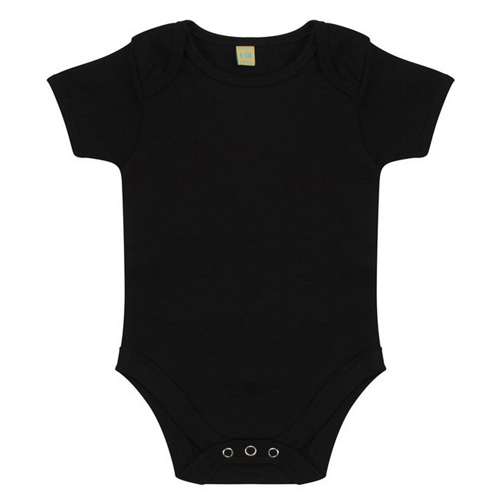 Black - Front - Larkwood Toddler Short-Sleeved Bodysuit