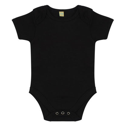 Black - Front - Larkwood Toddler Short-Sleeved Bodysuit