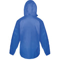 Royal Blue-Lime Green - Back - Result Urban Unisex Adult Stowable HDI Quest Jacket