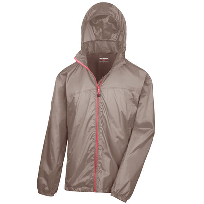 Fennel-Pink - Front - Result Urban Unisex Adult Stowable HDI Quest Jacket